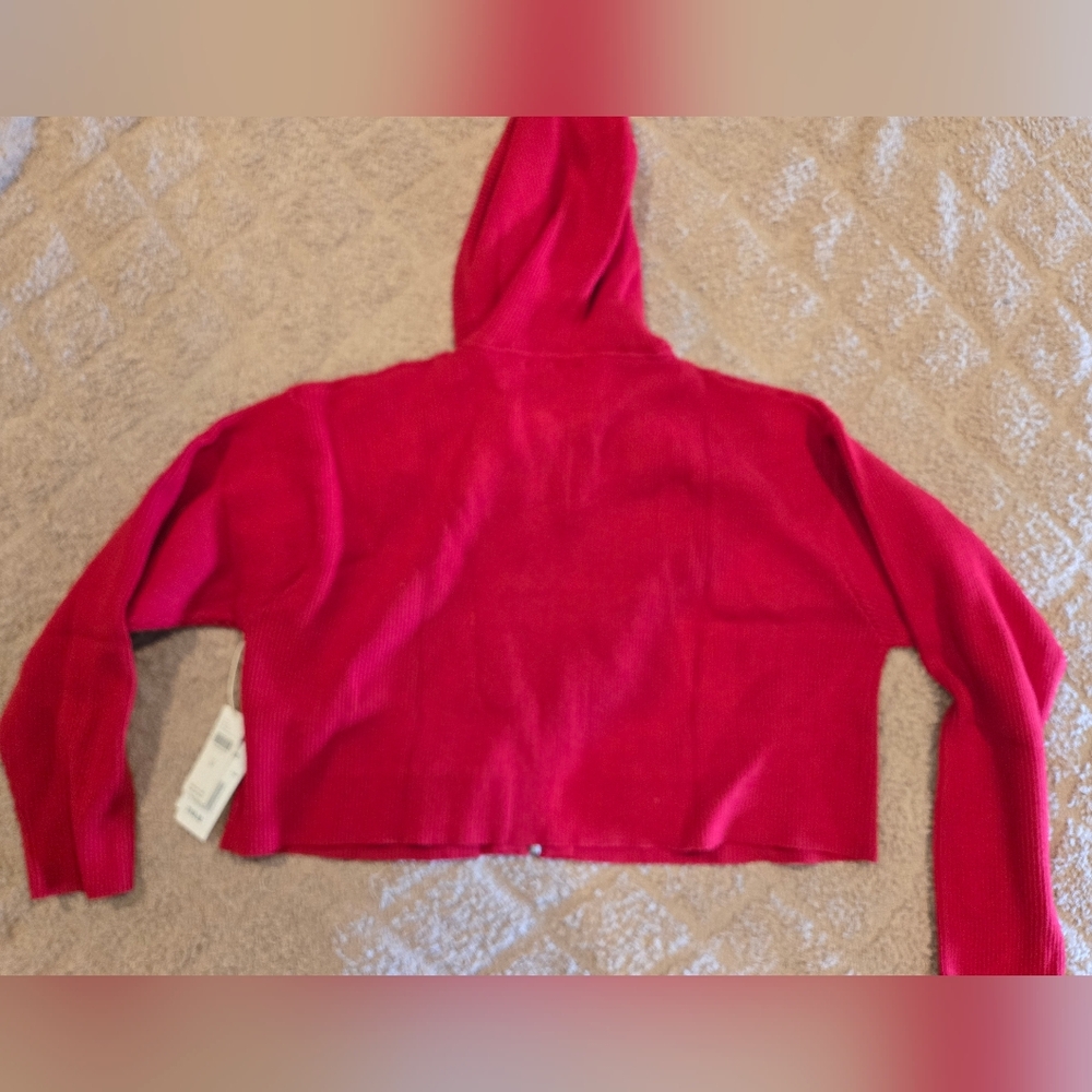 LSPACE x Anthropologie Jet Set Cropped Hoodie | Emboldened | Size M - Picture 4 of 8